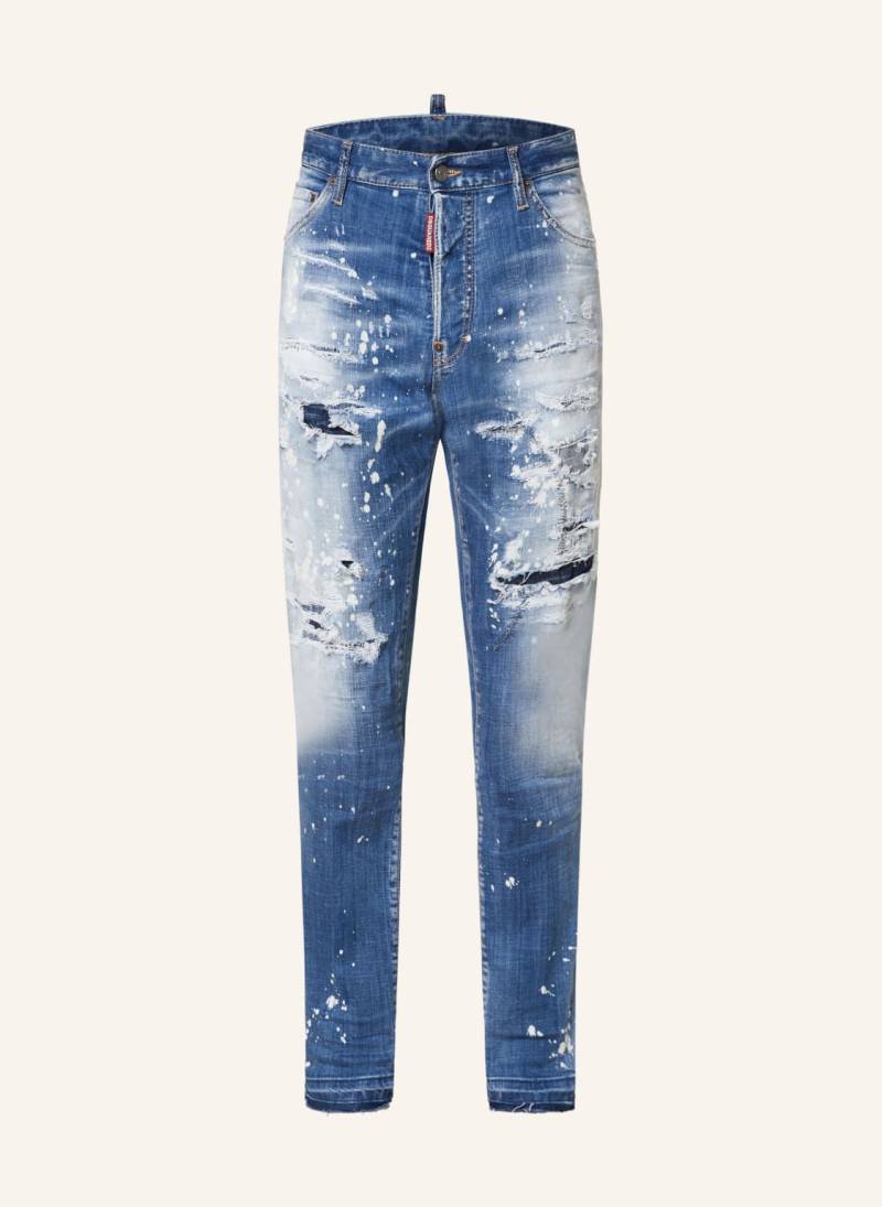 dsquared2 Destroyed Jeans Cool Guy Slim Fit blau von Dsquared2