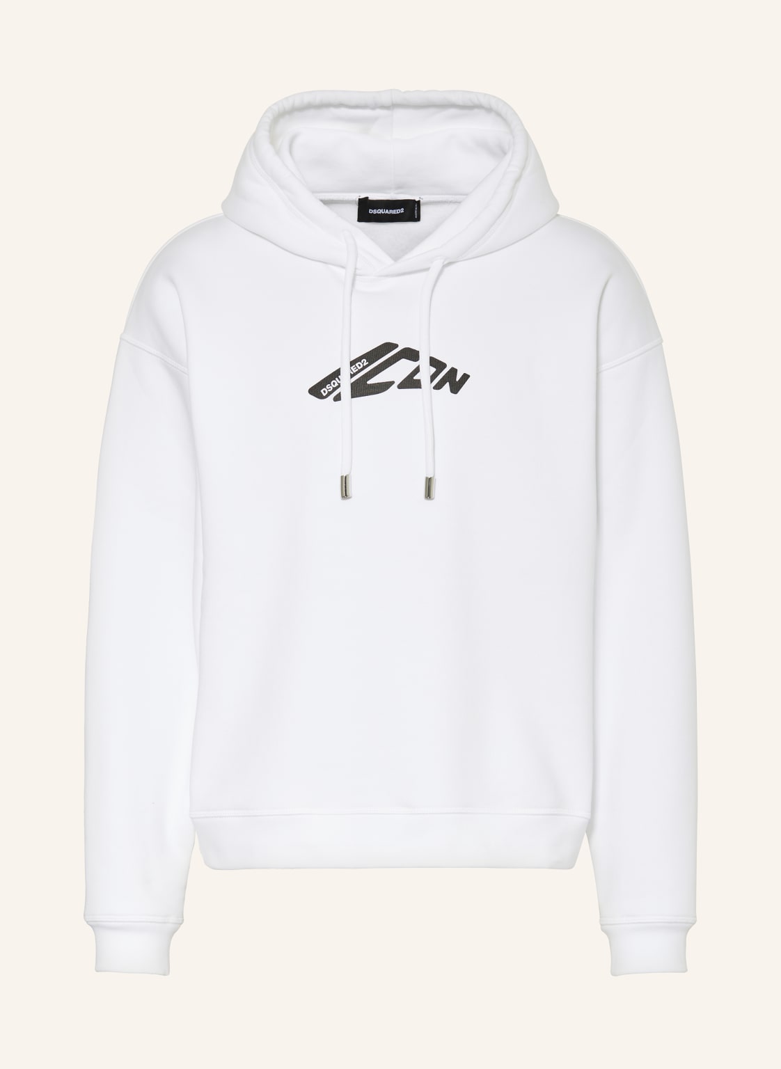 dsquared2 Hoodie Icon weiss von Dsquared2