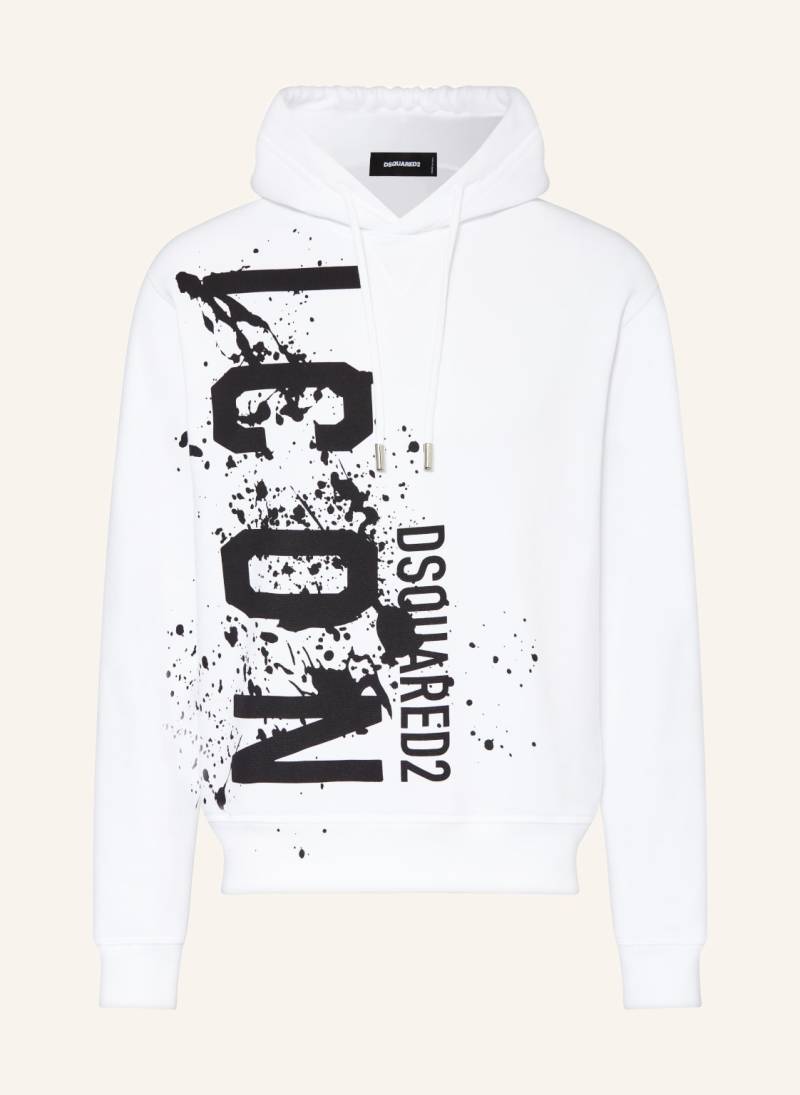 dsquared2 Hoodie Icon weiss von Dsquared2