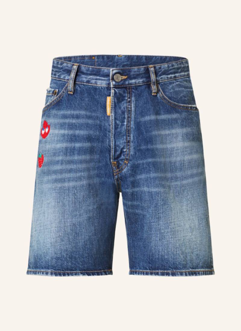 dsquared2 Jeansshorts Pacman Marine blau von Dsquared2