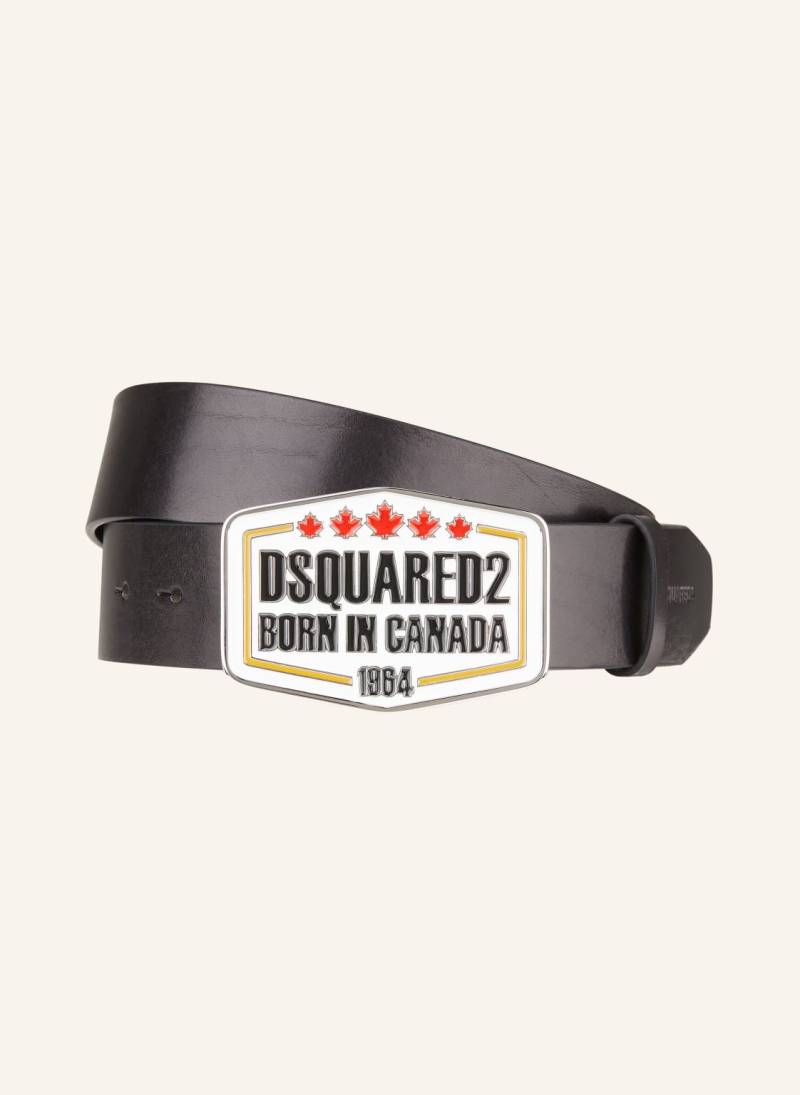 dsquared2 Ledergürtel schwarz von Dsquared2