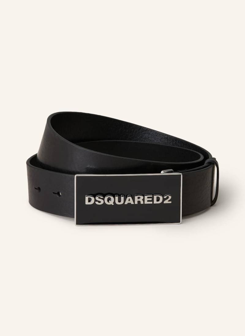 dsquared2 Ledergürtel schwarz von Dsquared2