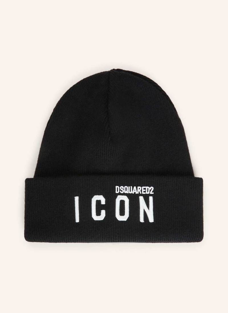 dsquared2 Mütze ds2 Icon schwarz von Dsquared2