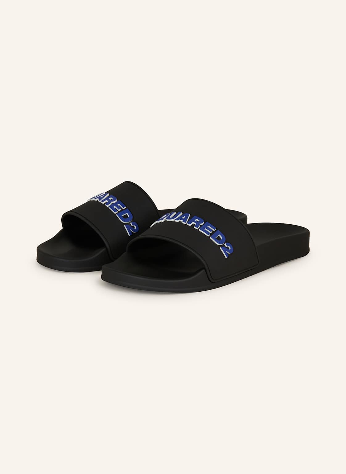 dsquared2 Pantoletten schwarz dsquared2 Pantoletten schwarz von Dsquared2