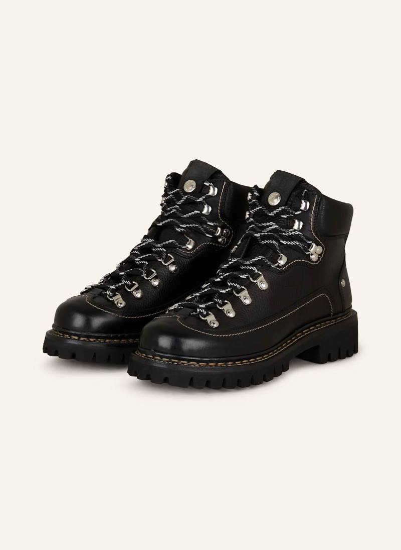 dsquared2 Schnürboots Mit Nieten schwarz von Dsquared2