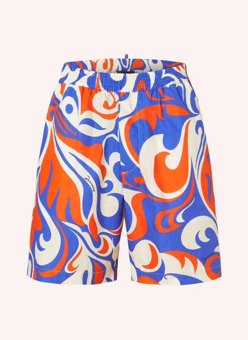 dsquared2 Shorts Palm Beach Waves orange von Dsquared2