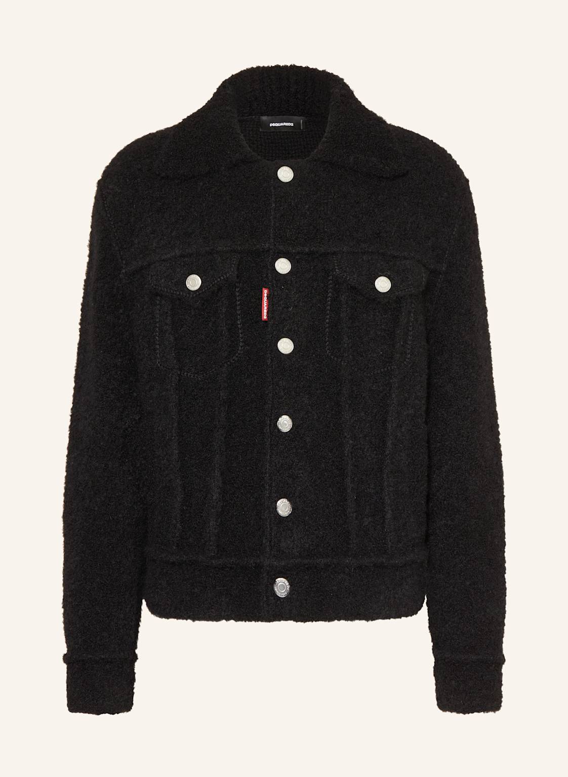 dsquared2 Strickjacke Aus Alpaka schwarz von Dsquared2