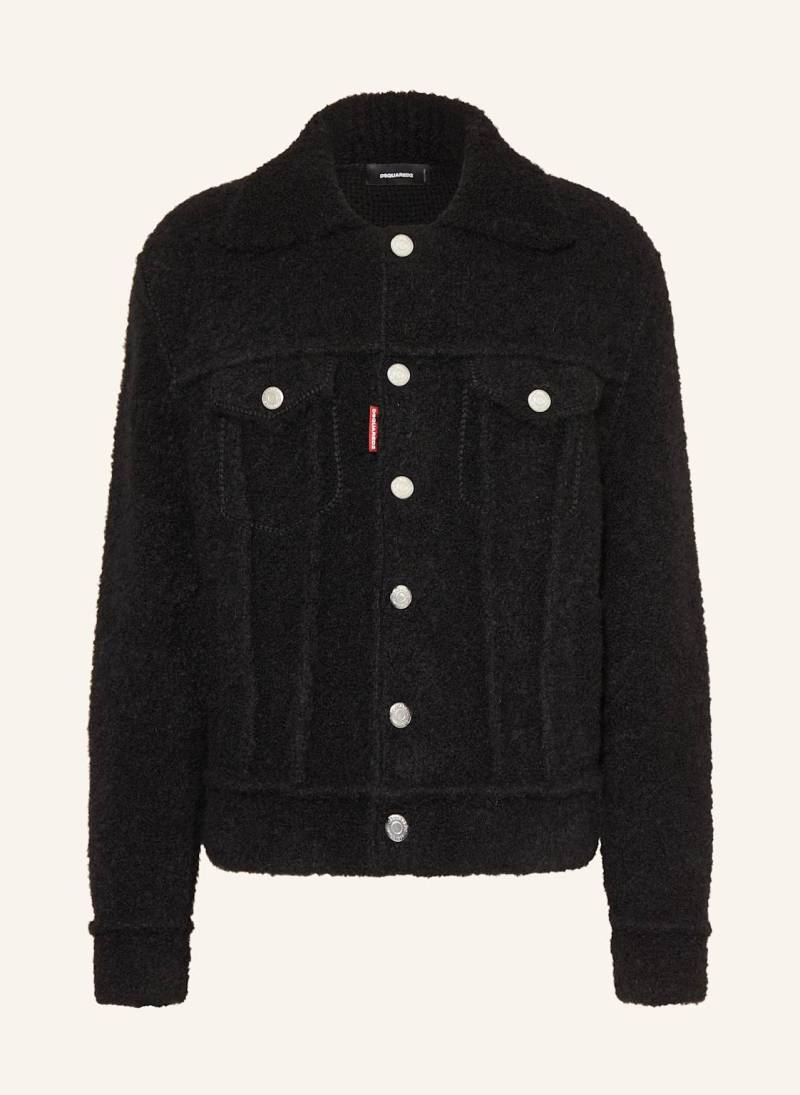 dsquared2 Strickjacke Aus Alpaka schwarz von Dsquared2