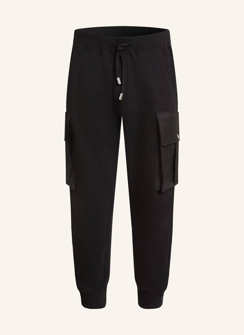 dsquared2 Sweatpants Im Materialmix schwarz von Dsquared2