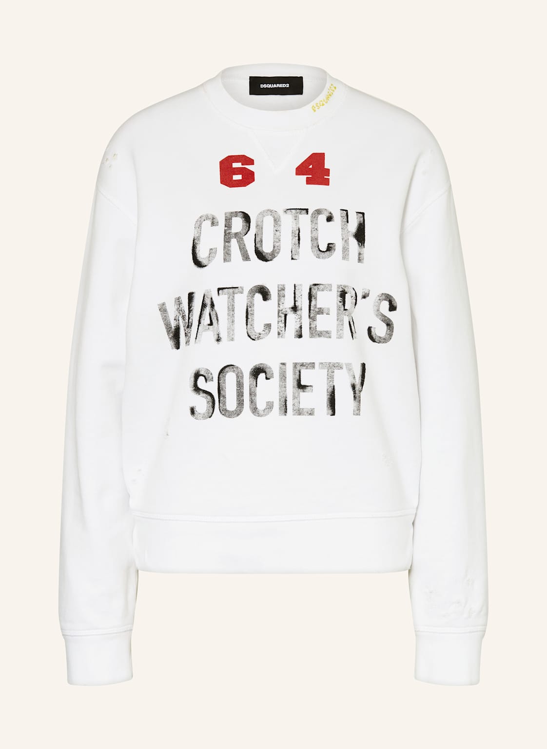 dsquared2 Sweatshirt weiss dsquared2 Sweatshirt weiss von Dsquared2