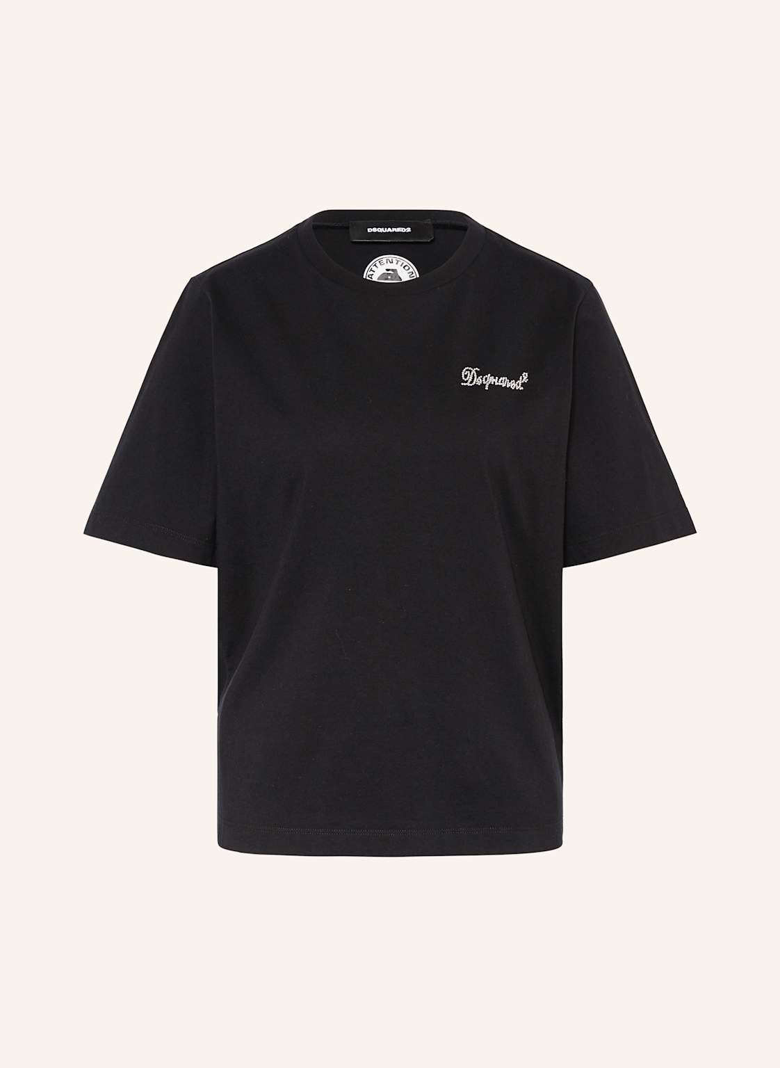 dsquared2 T-Shirt Mit Schmucksteinen schwarz dsquared2 T-Shirt Mit Schmucksteinen schwarz von Dsquared2