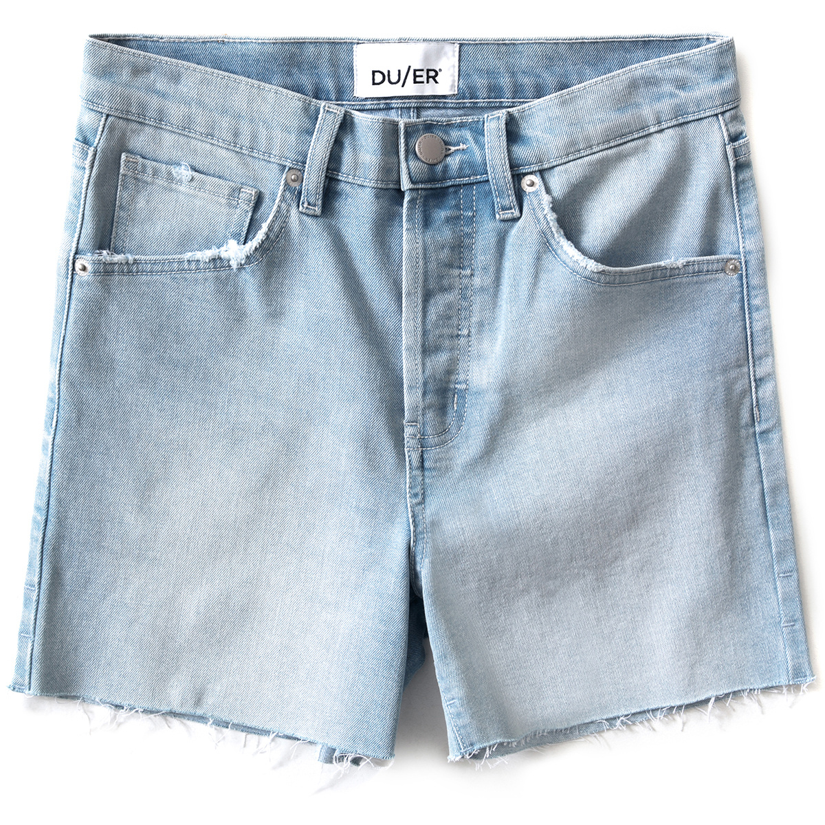 Duer Damen Midweight Performance Denim High Rise Shorts