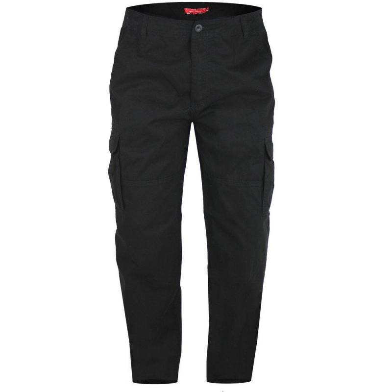 Cargohose Herren Schwarz W48 von Duke