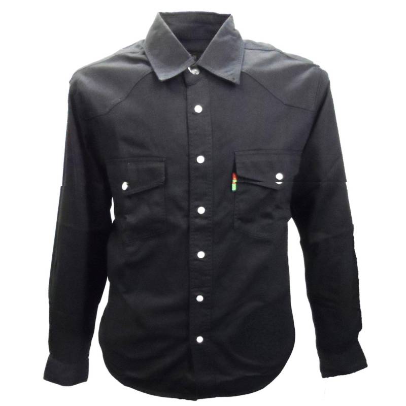 Duke - D555 Western Hemd, für Herren, Schwarz, Größe 6XL von Duke