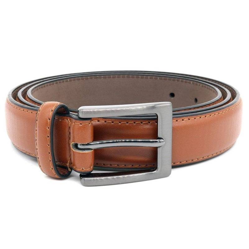 Duke - Gürtel D555 Anthony, Genäht, Leder, für Herren, Tan, Größe 100cm von Duke