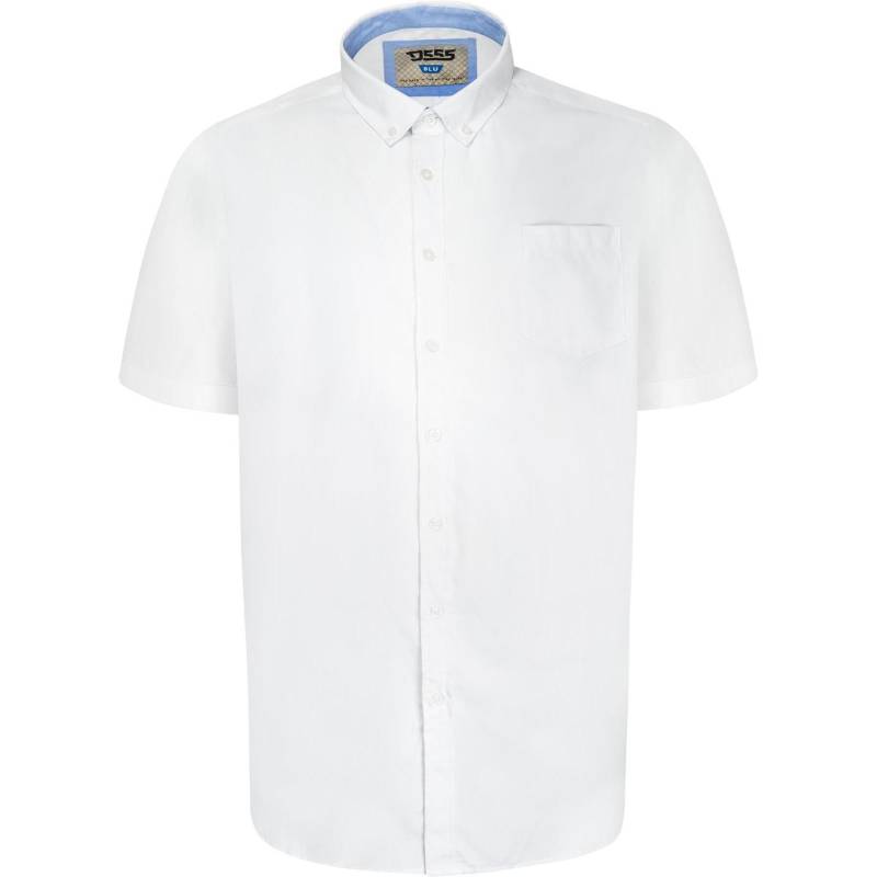 Duke - D555 James Hemd kurzärmlig, für Herren, Weiss, Größe 6XL von Duke