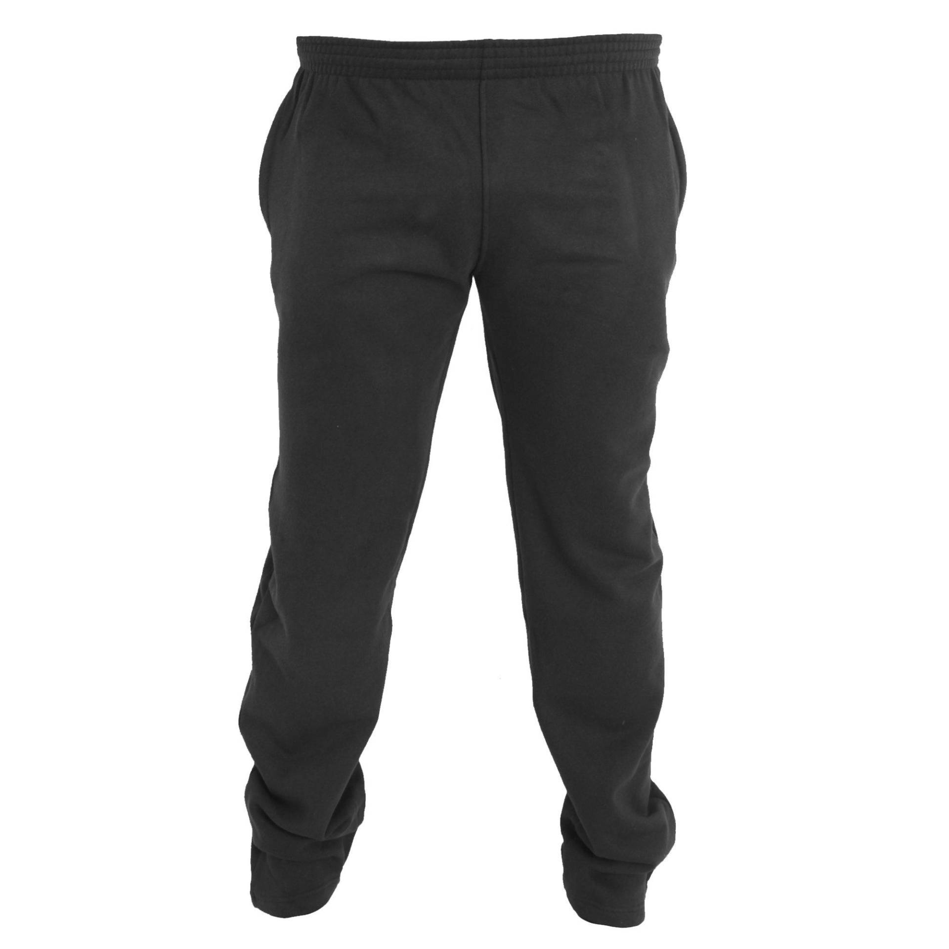 Kingsize Albert Jogging Hose, Gerade Bündchen Herren Schwarz XXL von Duke