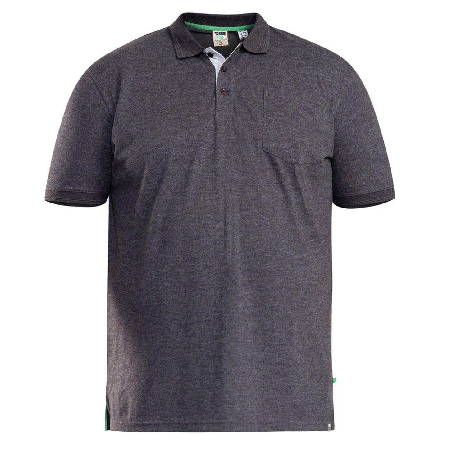 Duke - Kingsize Pique Poloshirt Grant, für Herren, Charcoal Black, Größe 8XL von Duke