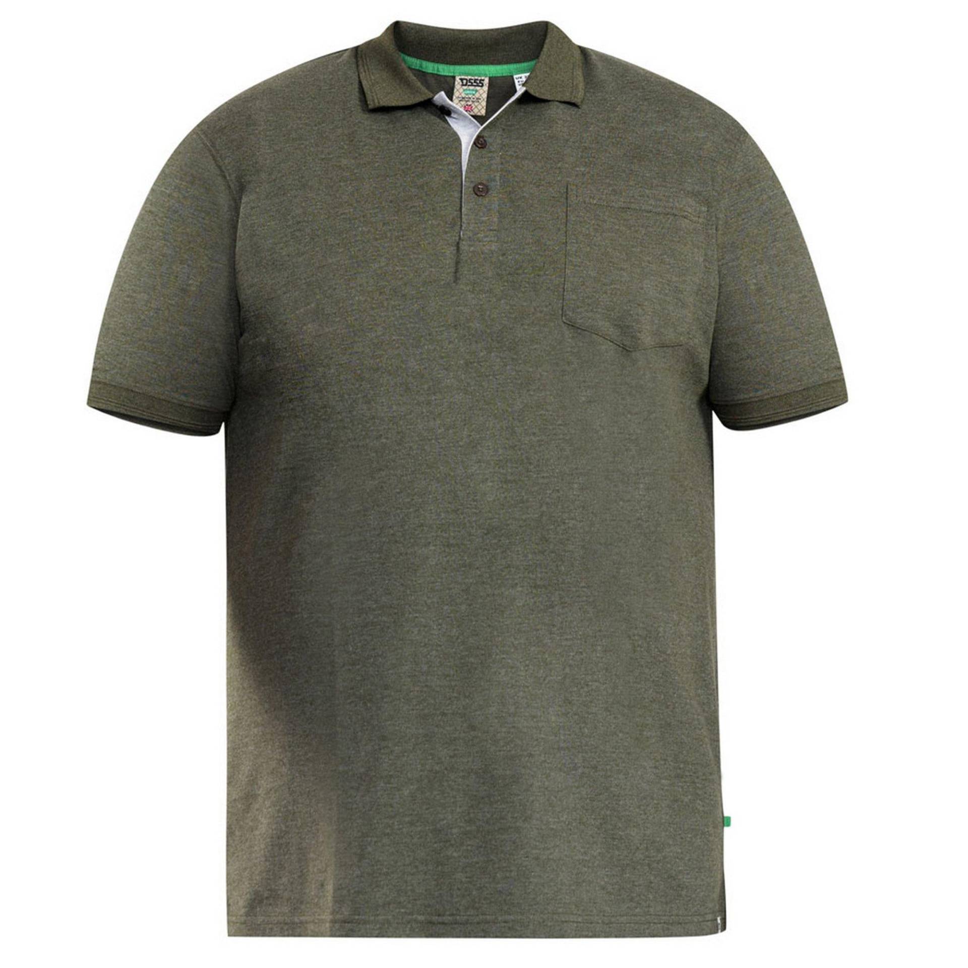 Kingsize Pique Poloshirt Grant Herren Khaki 7XL von Duke