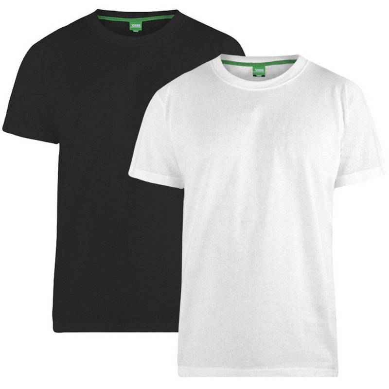 Kingsize Tshirt Fenton, 2erpackung Herren Multicolor 3XL von Duke