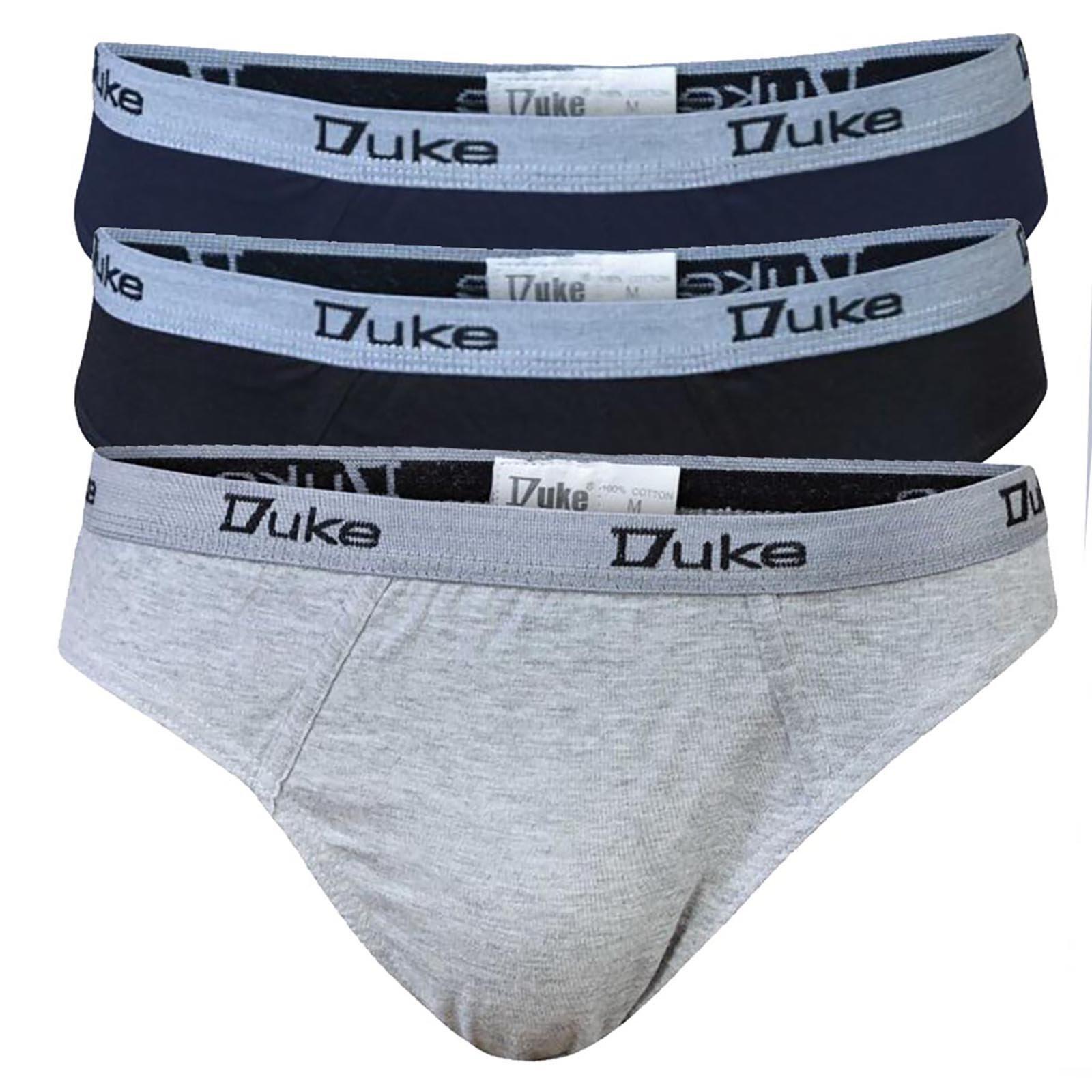 Duke - D555 London Slips (3erPack), für Herren, Schwarz, Größe 4XL von Duke