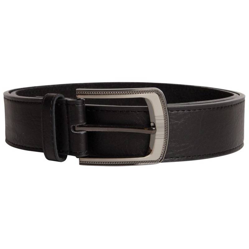 Duke - Taillengürtel D555 Samuel, Geklebtes Leder, für Herren, Schwarz, Größe 34 von Duke