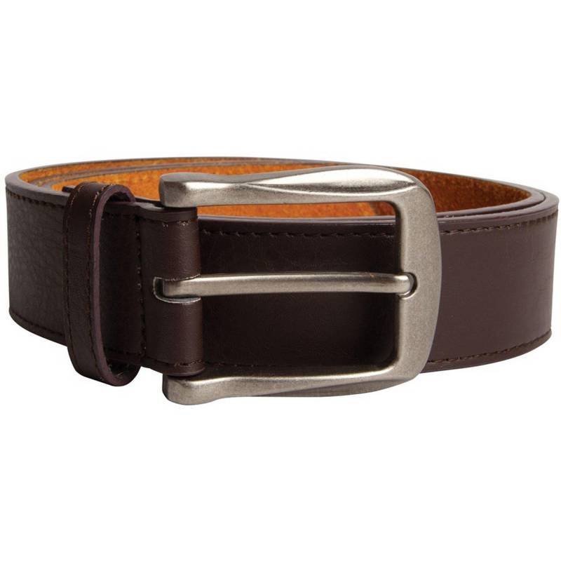 Duke - Taillengürtel D555 Harrison, Geklebtes Leder, für Herren, Braun, Größe 34 von Duke