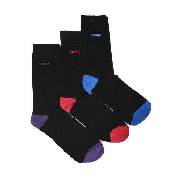 Duke - D555 Pheonix Socken (3erPack), für Herren, Schwarz, Größe 45.5 von Duke