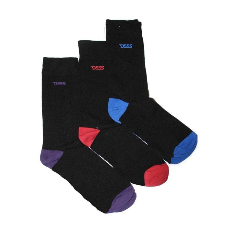 Pheonix Socken (3erpack) Herren Schwarz 50 von Duke