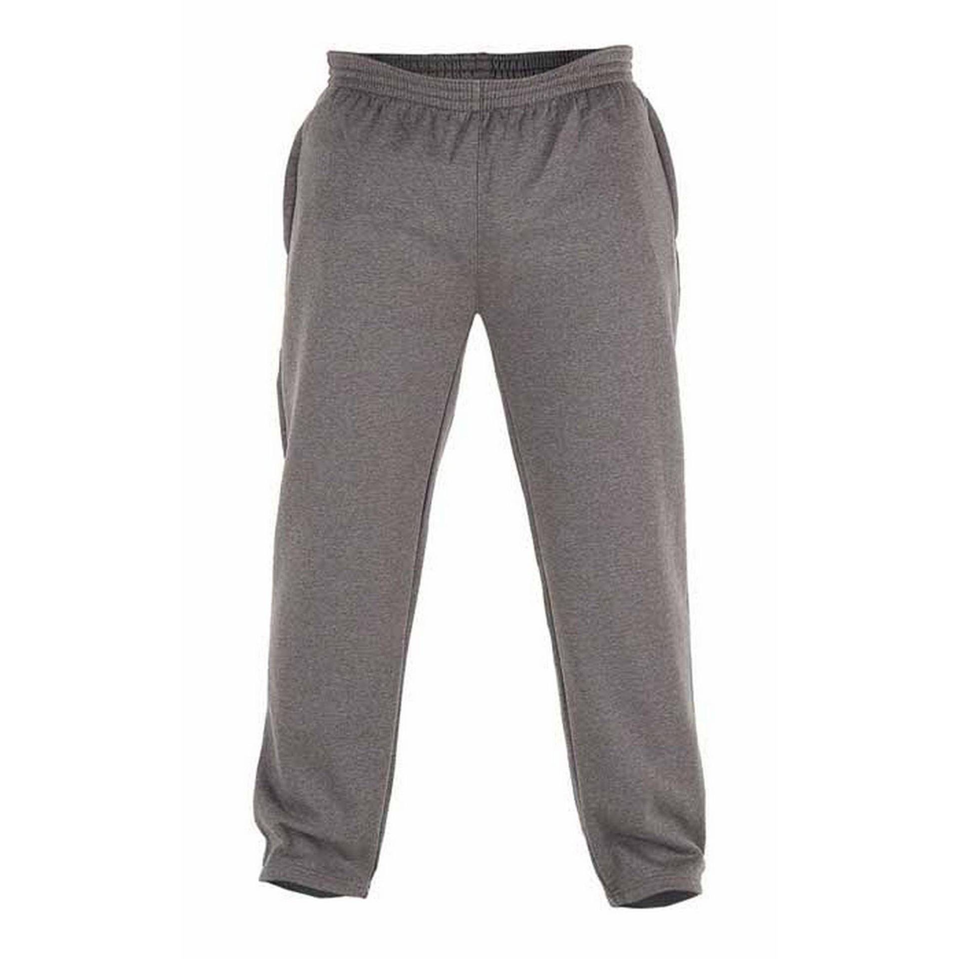 Kingsize Albert Jogging Hose, Gerade Bündchen Herren Grau 5XL von Duke