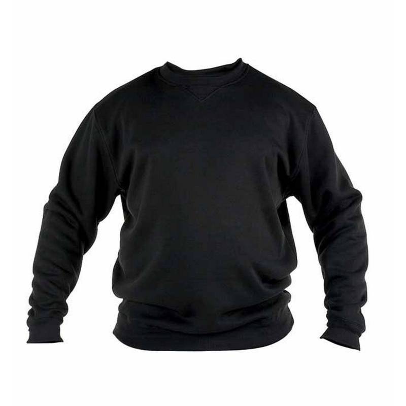 Duke - Rockford Kingsize Sweat Crew Neck Jumper, für Herren, Schwarz, Größe 6XL von Duke