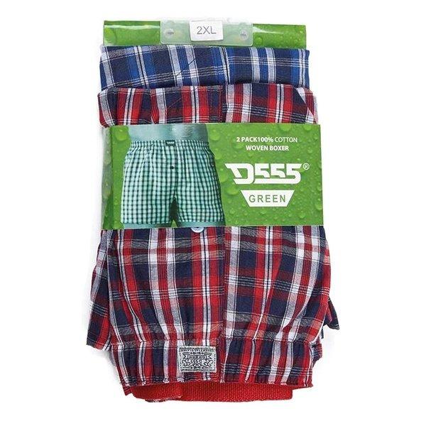 Boxershorts Kingsize, Kariert, 2 Stück Herren Multicolor 7XL von Duke