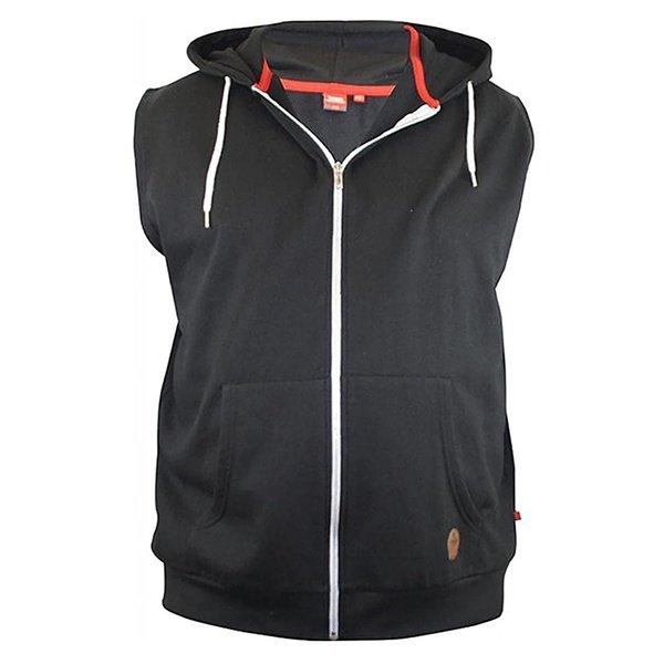 Duke - Blake Kingsize Sleeveless Hoody, für Herren, Schwarz, Größe 8XL von Duke