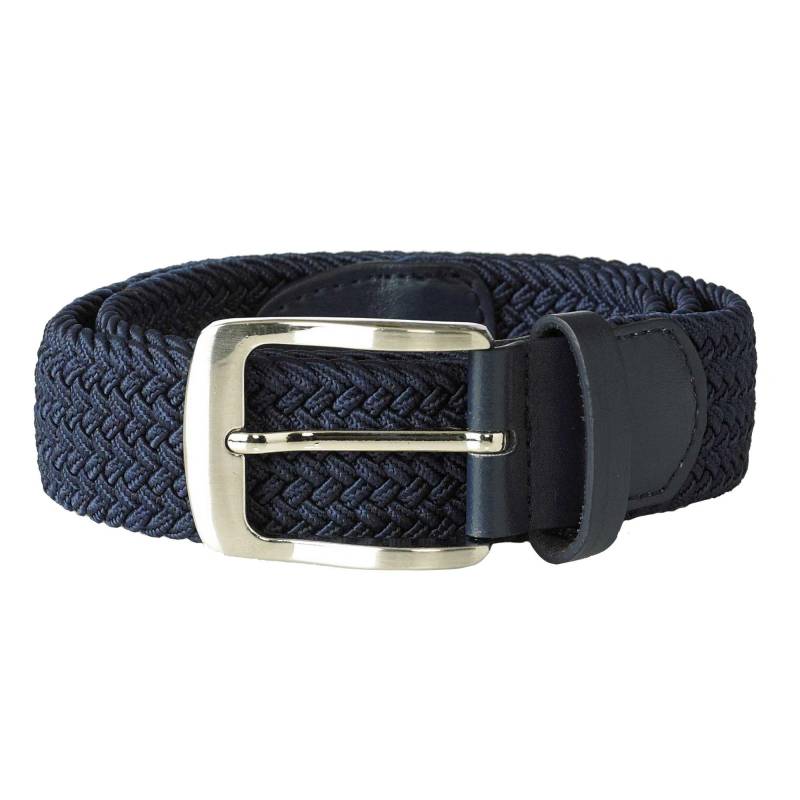 Duke - Dani Stretch Geflochtener Gürtel, für Herren, Marine, Größe S/M von Duke