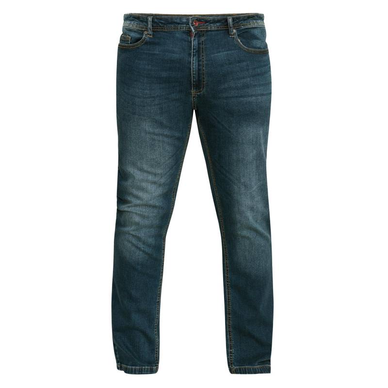 Stretchjeans Ambrose, King Size, Tapered Fit Herren Blau W44 von Duke