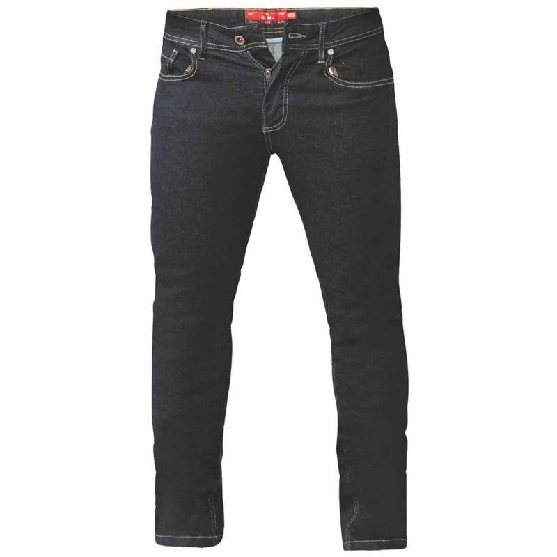 Duke - Cedric King Size Konische Fit Stretch Jeans, für Herren, Indigo, Größe W48 von Duke