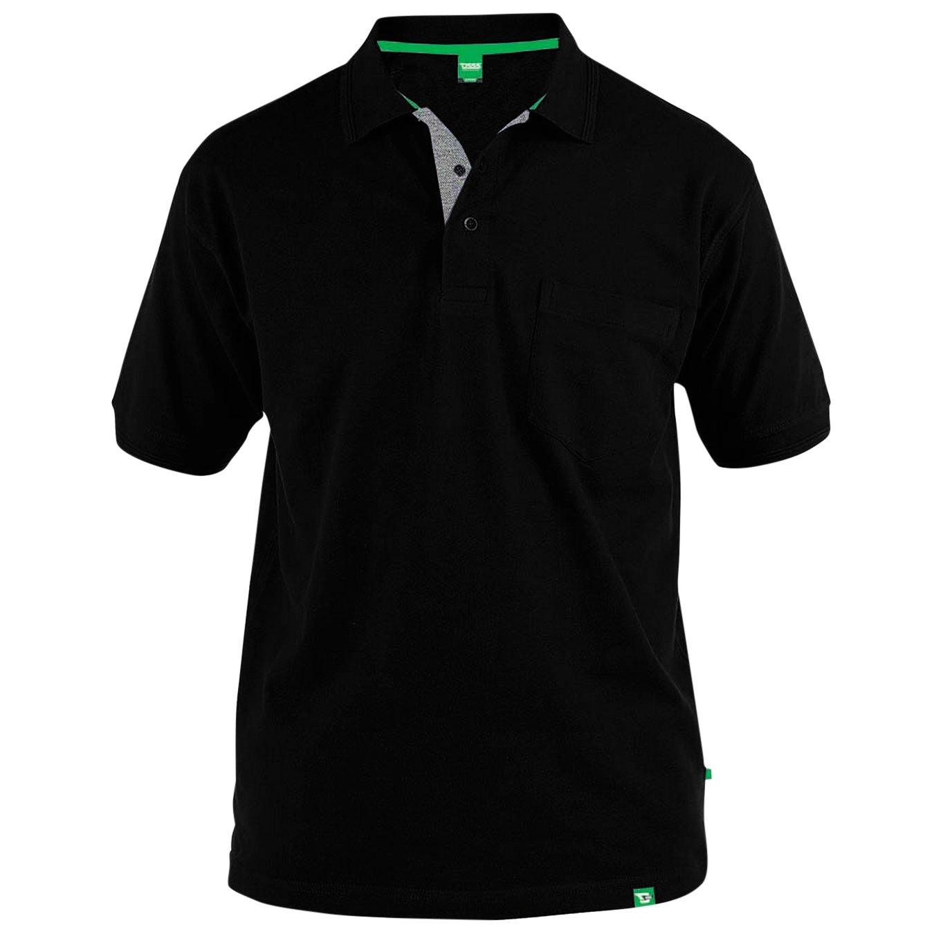 Duke - Grant Poloshirt, für Herren, Schwarz, Größe L von Duke