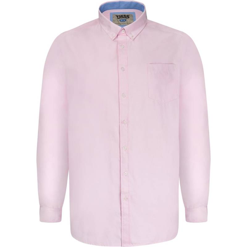 Duke - D555 Richard Hemd Langärmlig, für Herren, Pink, Größe 3XL von Duke