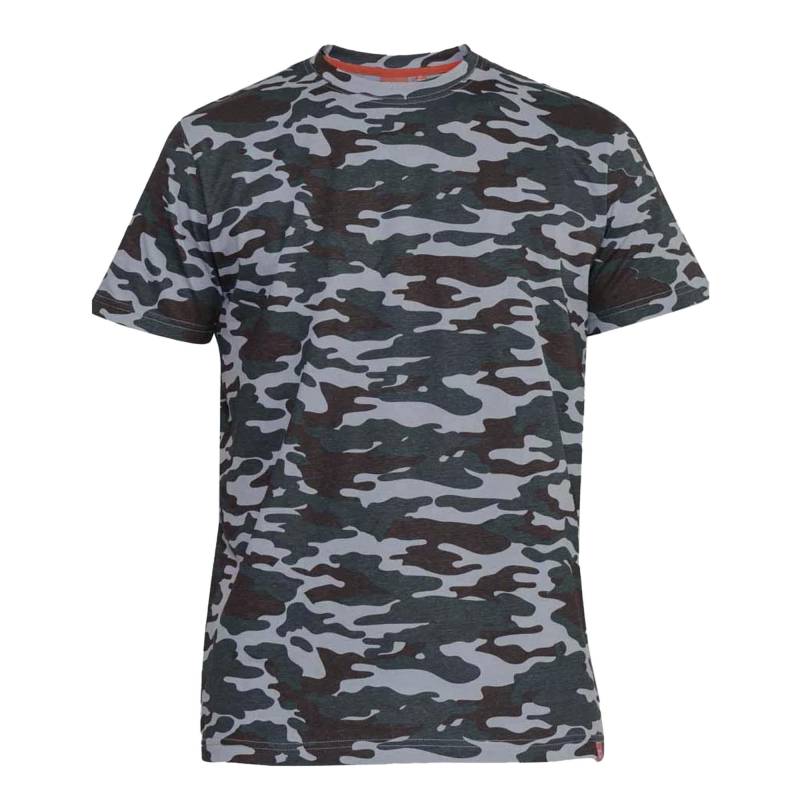 Tshirt Gaston Mit Tarnmuster, Kingsize Herren Multicolor 4XL von Duke