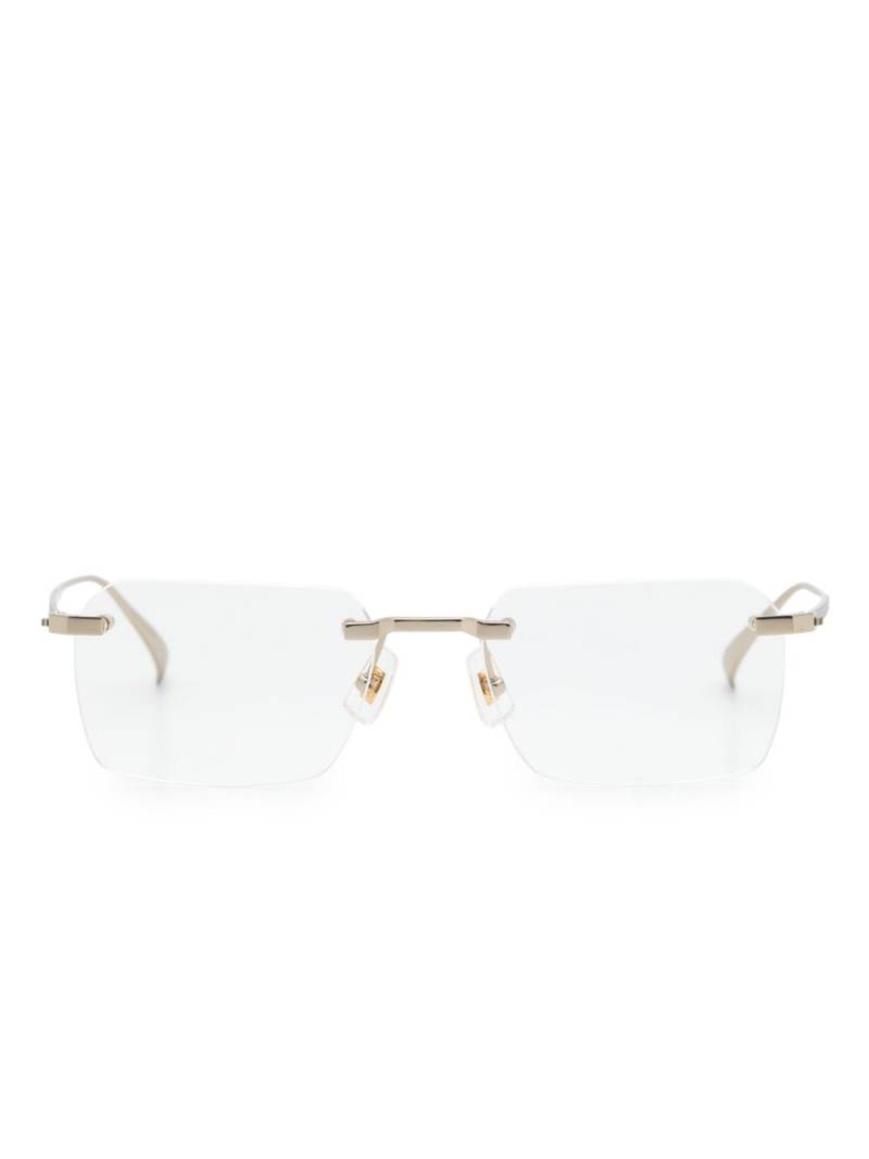 Dunhill frameless titanium glasses - Gold von Dunhill