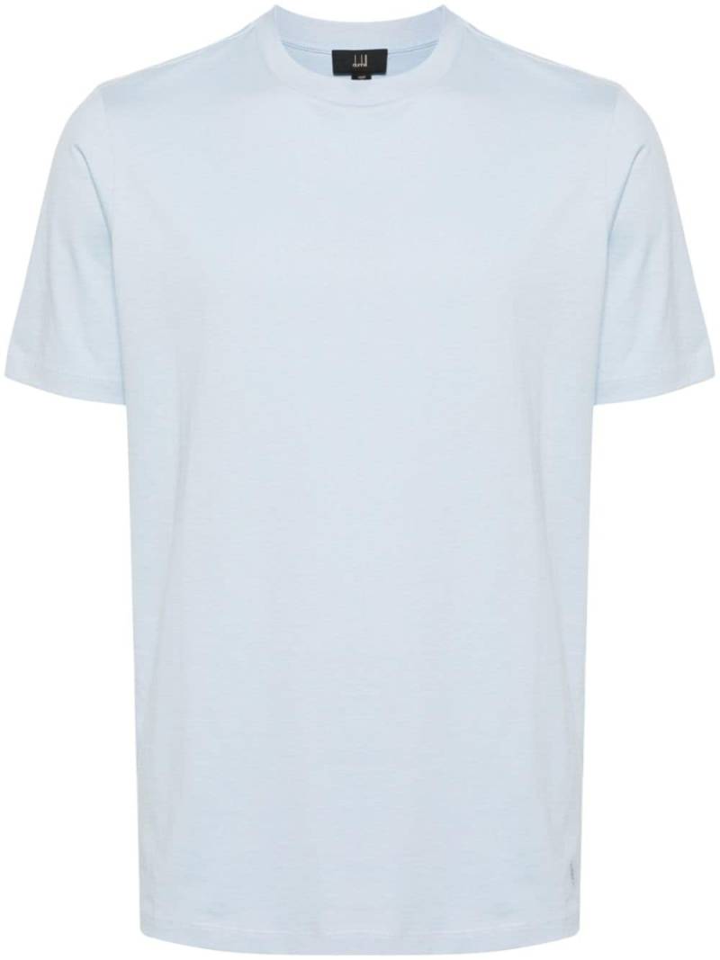 Dunhill logo-embroidered cotton T-shirt - Blue von Dunhill