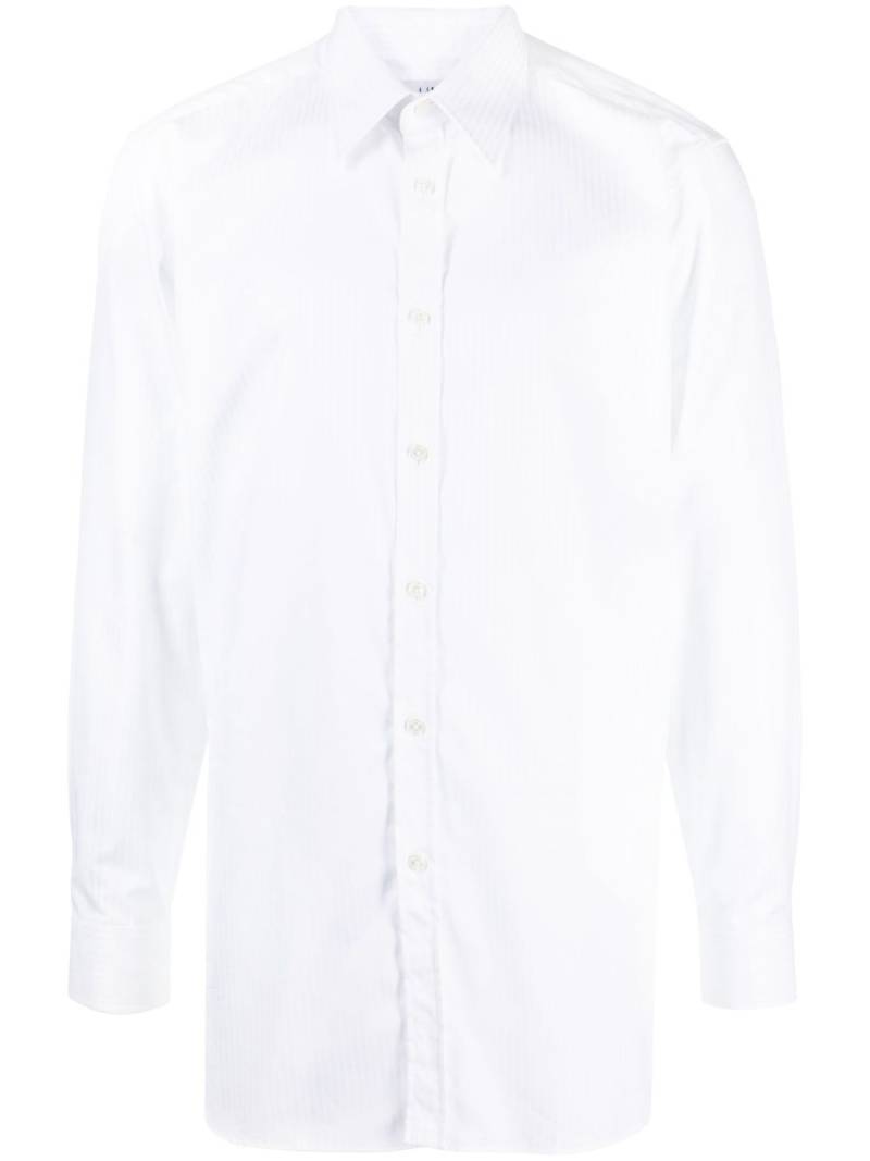 Dunhill long-sleeves cotton shirt - White von Dunhill