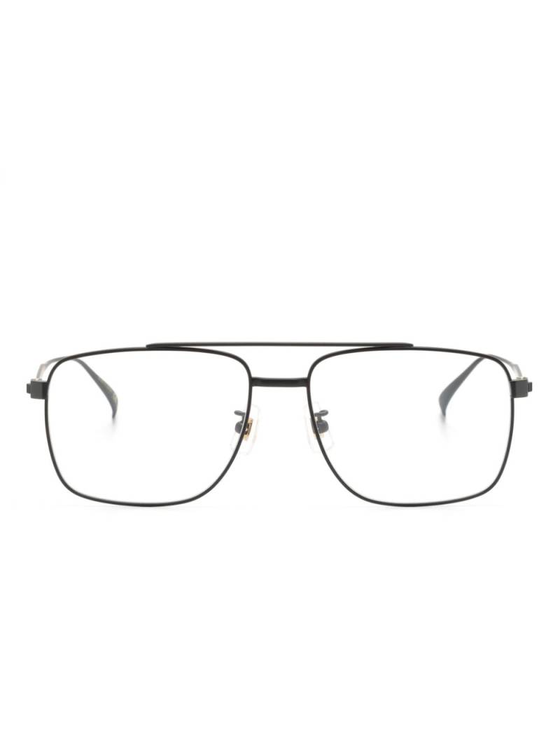 Dunhill navigator-frame glasses - Black von Dunhill