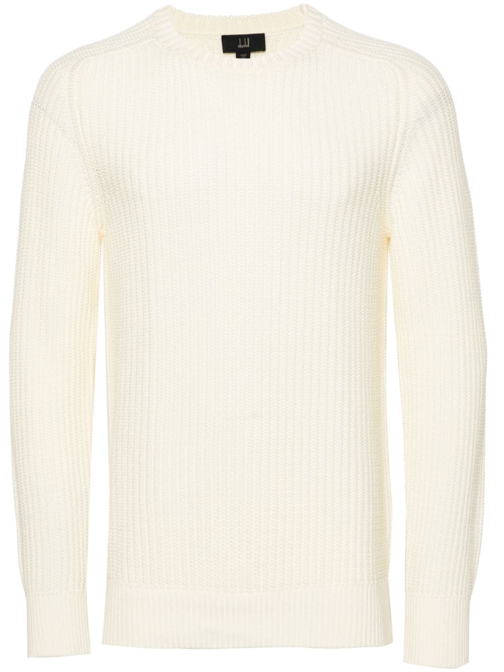 Dunhill open knit cotton jumper - Neutrals von Dunhill