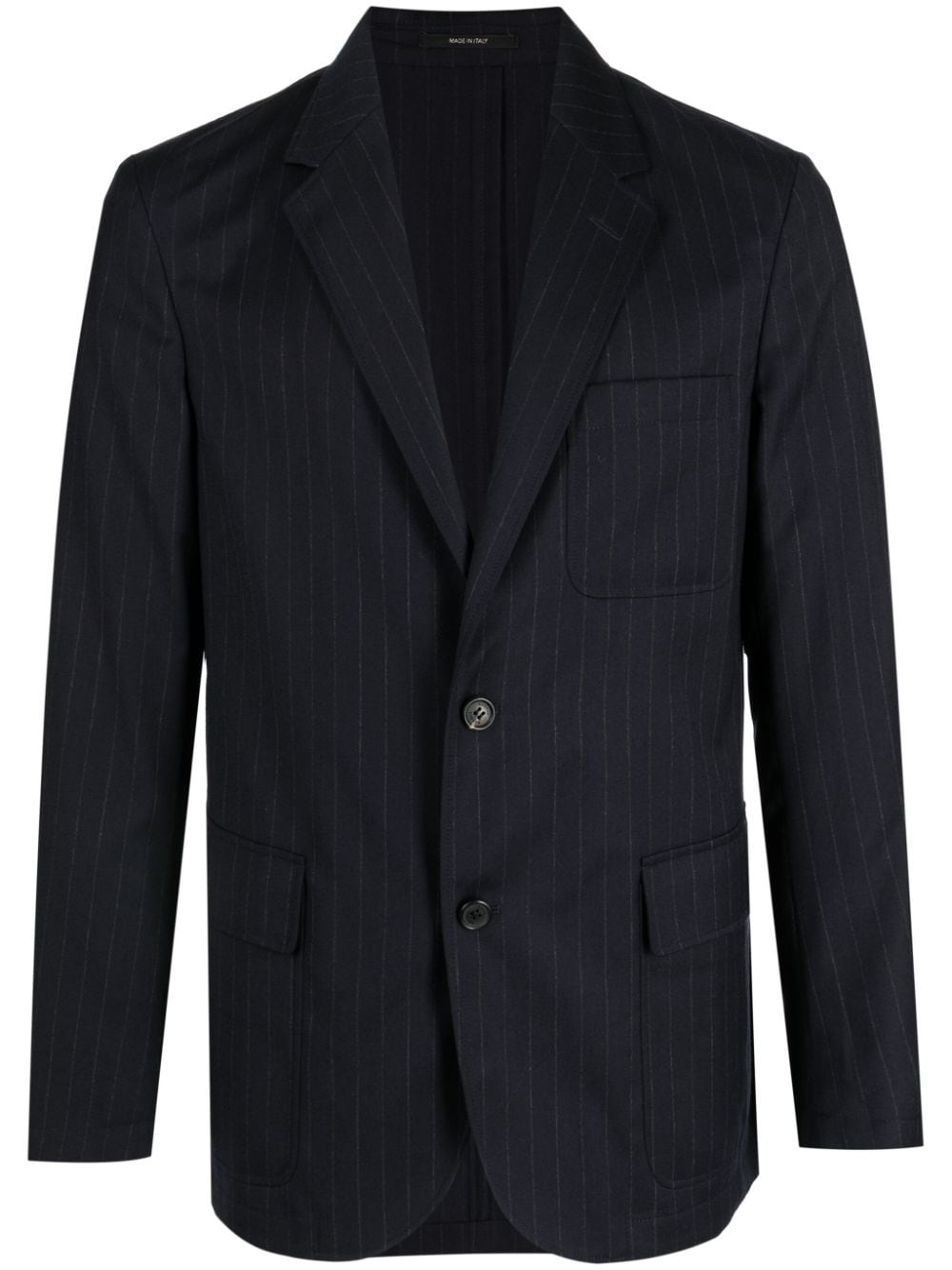 Dunhill pinstripe single-breasted blazer - Blue von Dunhill