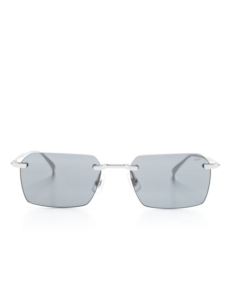 Dunhill rimless rectangle-frame sunglasses - Silver von Dunhill