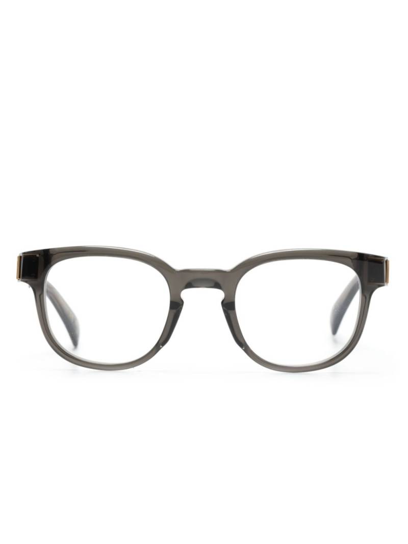 Dunhill square-frame transparent glasses - Grey von Dunhill