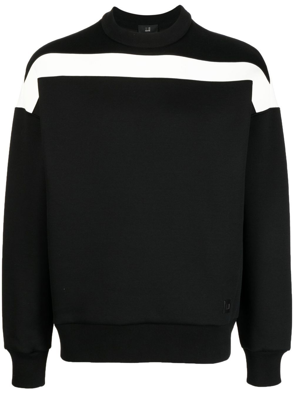 Dunhill striped long-sleeved jumper - Black von Dunhill