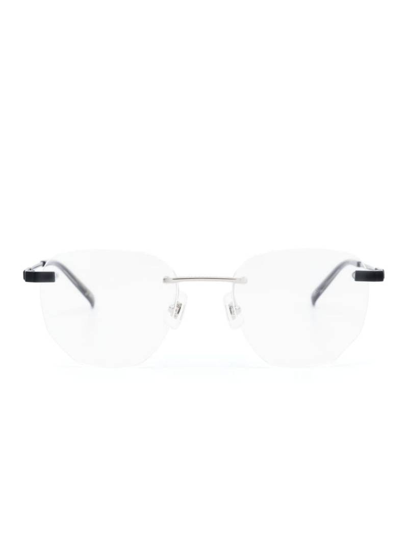 Dunhill thin-arms frameless glasses - Grey von Dunhill