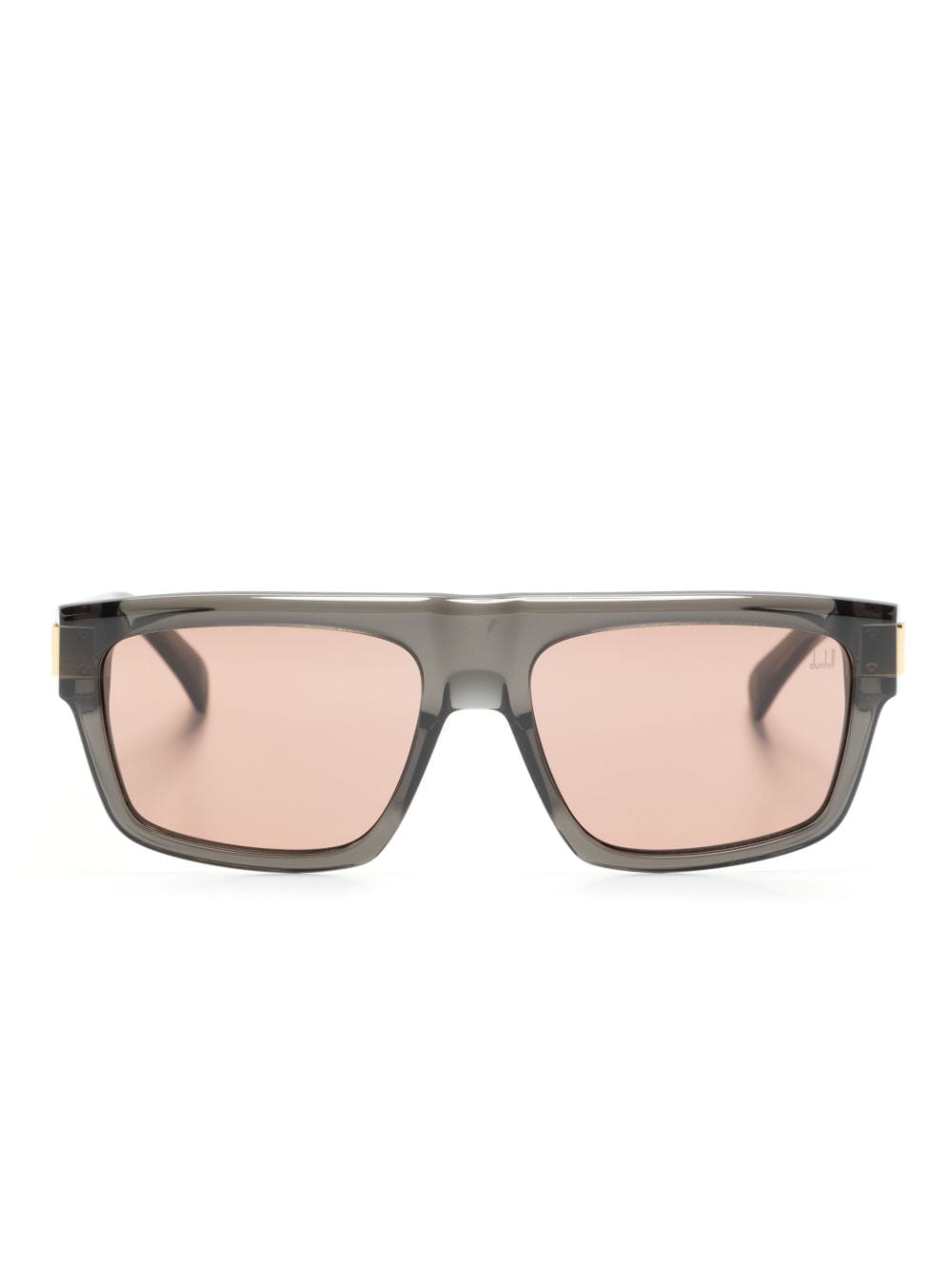 Dunhill tinted-lenses rectangle-frame sunglasses - Grey von Dunhill